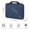 HAWEEL Cумка + плечо для MacBook Pro / Air 14&quot; модель HWL2168 (синий) 1352 - HAWEEL Cумка + плечо для MacBook Pro / Air 14" модель HWL2168 (синий) 1352