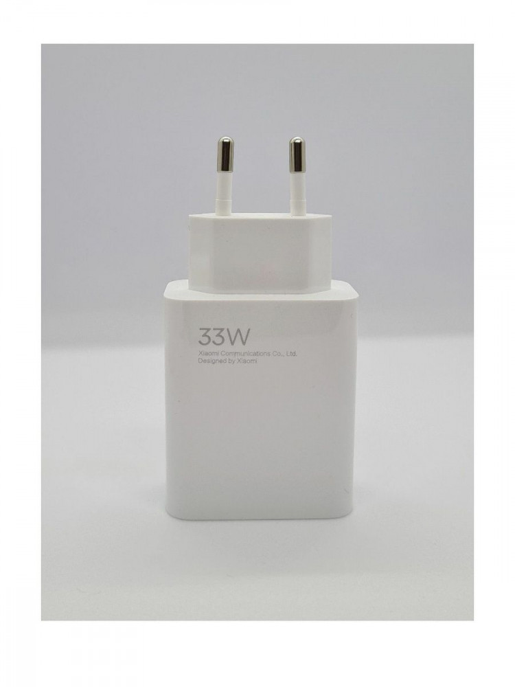 MI Блок питания 1 порт USB 33W + USB кабель Type-C, 1 метр (белый) 6551