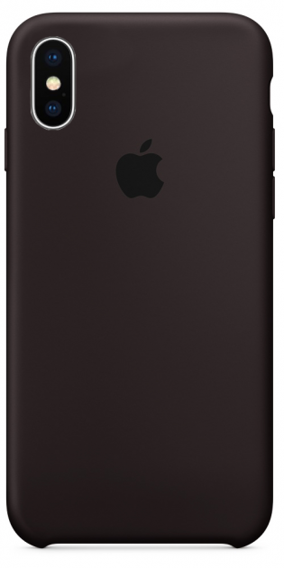 Чехол Silicone Case iPhone XS Max (кофе) 37824