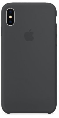 Чехол Silicone Case iPhone X / XS (графит) 4930