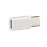 Переходник Micro USB на Type-C пластик (белый) 4285 - Переходник Micro USB на Type-C пластик (белый) 4285