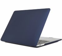 Чехол MacBook 12 (A1534) (2015-2017) матовый (тёмно-синий) 0038