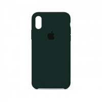 Чехол Silicone Case iPhone XS Max (зелёный мох) 5064