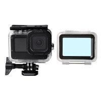 Аквабокс для GoPro 9 погружение до 45м цвет прозрачный + сенсорная крышка (CA0483)