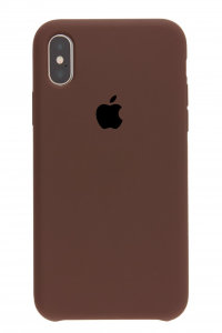 Чехол Silicone Case iPhone X / XS (коричневый) 9401