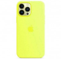 Чехол Silicone Case iPhone 13 Pro Max (лимон) 30175