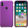 Чехол Silicone Case iPhone X / XS (лиловый) 9401 - Чехол Silicone Case iPhone X / XS (лиловый) 9401