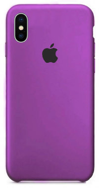 Чехол Silicone Case iPhone X / XS (лиловый) 9401