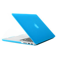 Чехол MacBook Pro 15 (A1398) (2013-2015) матовый (голубой) 0018