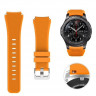 Ремешок силиконовый &quot;3D Полоски&quot; для Умных часов, 22mm (светло-оранжевый) 9011 - Ремешок силиконовый "3D Полоски" для Умных часов, 22mm (светло-оранжевый) 9011