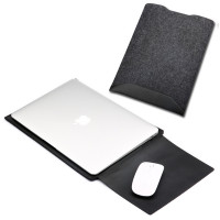 БРОНЬКА Чехол-конверт для MacBook Pro / Air 13" серии Fur Felt (чёрный) 6992