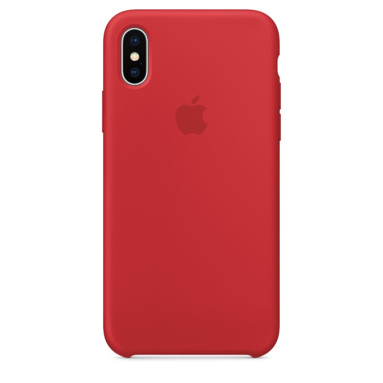 Чехол Silicone Case iPhone X / XS (красный) 6752