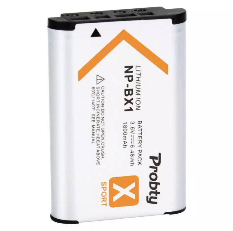 Probty АКБ аккумулятор NP-BX1 для экшн камеры SONY (3.6V 1800mAh Li-ion) Г90-50892