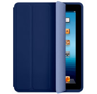 Чехол для iPad 2 / 3 / 4 Smart Case серии Apple кожаный (тёмно-синий) 4739