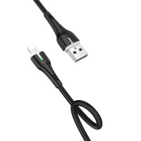 HOCO USB кабель X45 8-pin 2.4A, длина: 1 метр (чёрный) 7079