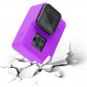 PULUZ Силиконовый кейс GoPro 5 / 6 / 7 + защита линзы (фиолетовый) PU189P - PULUZ Силиконовый кейс GoPro 5 / 6 / 7 + защита линзы (фиолетовый) PU189P