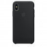 Чехол Silicone Case iPhone X / XS (чёрный) 6776 - Чехол Silicone Case iPhone X / XS (чёрный) 6776