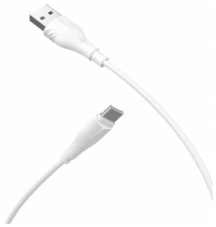 BOROFONE USB кабель micro BX18 2.4A, 1 метр (белый) Г-14 1721