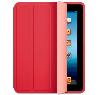 Чехол для iPad 2 / 3 / 4 Smart Case серии Apple кожаный (красный) 4739