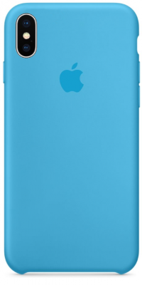 Чехол Silicone Case iPhone X / XS (baby blue) 9401
