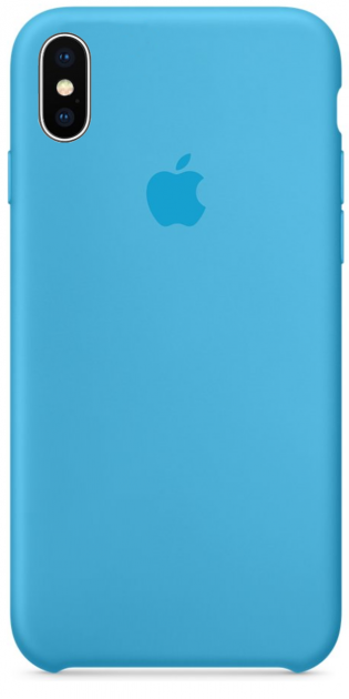 Чехол Silicone Case iPhone X / XS (baby blue) 9401