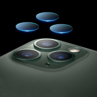 Стекло на линзы камеры для iPhone 11 Pro MAX комплект (9607) white