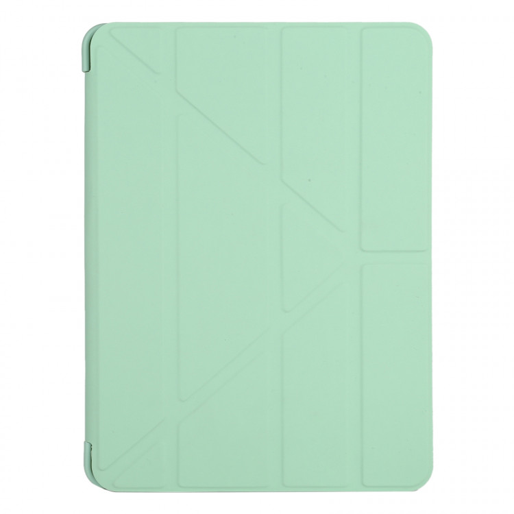 Чехол для iPad Air 4 10.9 (2020) Smart Case тип Y leather PU + TPU крышка (светло-зелёный) 1872