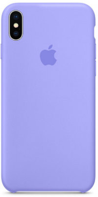 Чехол Silicone Case iPhone X / XS (васильковый) 0510