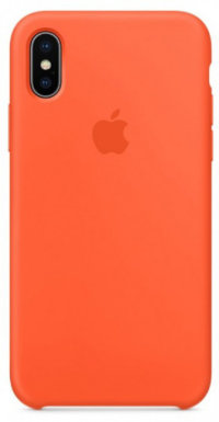 Чехол Silicone Case iPhone XS Max (оранжевый) 37886