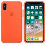 Чехол Silicone Case iPhone XS Max (оранжевый) 37886 - Чехол Silicone Case iPhone XS Max (оранжевый) 37886
