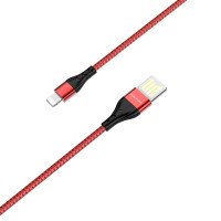 BOROFONE USB кабель 8-pin BU11 2.4A, длина: 1.2 метра (красный) 2295