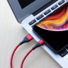 BOROFONE USB кабель 8-pin BU11 2.4A, длина: 1.2 метра (красный) 2295 - BOROFONE USB кабель 8-pin BU11 2.4A, длина: 1.2 метра (красный) 2295