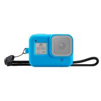 PULUZ Силиконовый чехол для GoPro Hero 8 (голубой) PU428L