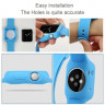 Baseus Ремешок Apple Watch 38mm / 40mm Противоударный силиконовый с кейсом (голубой) 2594 - Baseus Ремешок Apple Watch 38mm / 40mm Противоударный силиконовый с кейсом (голубой) 2594