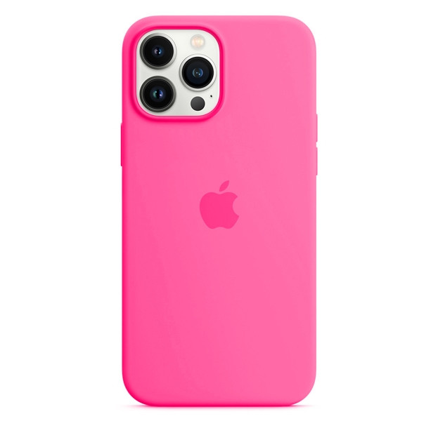 Чехол Silicone Case iPhone 13 Pro (фуксия) 30183