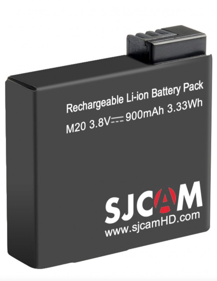 SJCAM АКБ сменный аккумулятор для SJCAM M20 / M20 Air (900mAh Li-ion 3.33Wh) 57408