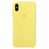 Чехол Silicone Case iPhone XS Max (жёлтый) 7909 - Чехол Silicone Case iPhone XS Max (жёлтый) 7909