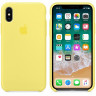 Чехол Silicone Case iPhone XS Max (жёлтый) 7909 - Чехол Silicone Case iPhone XS Max (жёлтый) 7909