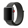 Ремешок Apple Watch 38mm / 40mm / 41mm нейлон на липучке (серый) 5502 - Ремешок Apple Watch 38mm / 40mm / 41mm нейлон на липучке (серый) 5502