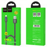HOCO USB кабель UPL12 8-pin 2.4A, длина: 1,2 метра (чёрный) 6023 - HOCO USB кабель UPL12 8-pin 2.4A, длина: 1,2 метра (чёрный) 6023