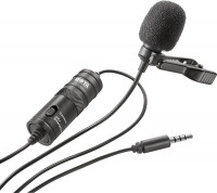 BOYA Петличный микрофон 3.5mm модель BY-M1 для камер / телефона + аксессуары (6м) 5645