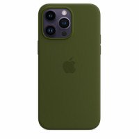 Чехол Silicone Case iPhone 14 Pro Max (хаки) 1603