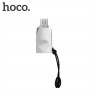 HOCO UA10 Переходник Micro / USB OTG (серебро) 0283 - HOCO UA10 Переходник Micro / USB OTG (серебро) 0283
