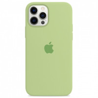Чехол Silicone Case iPhone 12 Pro Max (фисташковый) 3826