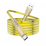 BOROFONE USB кабель Type-C BU31 3A, 1 метр (золото) 8056 - BOROFONE USB кабель Type-C BU31 3A, 1 метр (золото) 8056