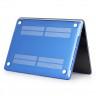 Чехол MacBook Pro 16.2 модель A2485 / A2780 / A2991 (2021-2023гг.) глянцевый (синий) 4097 - Чехол MacBook Pro 16.2 модель A2485 / A2780 / A2991 (2021-2023гг.) глянцевый (синий) 4097