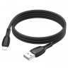 BOROFONE USB кабель 8-pin lightning BX86 2.4A 1 метр (чёрный) 2126 - BOROFONE USB кабель 8-pin lightning BX86 2.4A 1 метр (чёрный) 2126