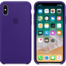 Чехол Silicone Case iPhone XS Max (фиолет) 37930 - Чехол Silicone Case iPhone XS Max (фиолет) 37930