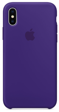 Чехол Silicone Case iPhone XS Max (фиолет) 37930