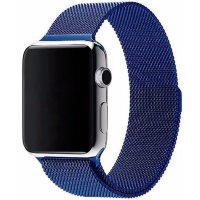 Ремешок Apple Watch 42mm / 44mm Миланская петля на магните (синий) 1457